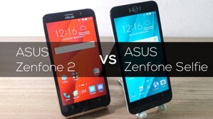 So sánh điện thoại thông minh Asus Zenfone 2 Laser và Zenfone Selfie