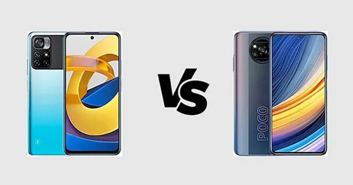 So sánh điện thoại Xiaomi Poco M4 Pro 5G và Poco X3 Pro