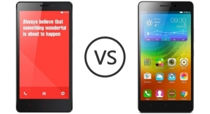 So sánh điện thoại Xiaomi Redmi Note 2 và Lenovo A7000