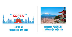 So sánh điều hòa 12000btu LG V13ENS và Panasonic CU/CS-PU12VKH