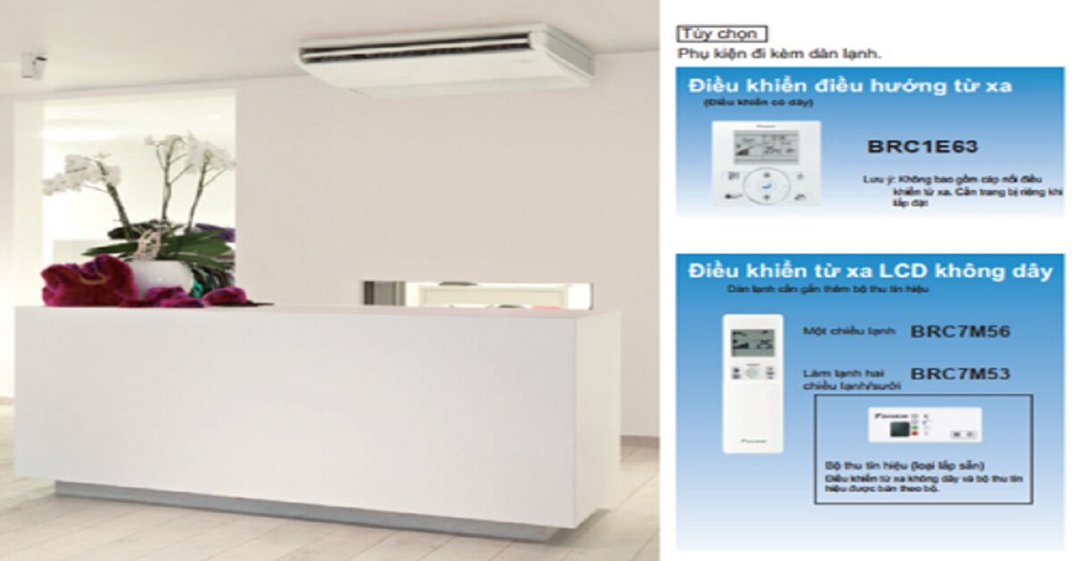 So sánh điều hòa áp trần 24000BTU 1 chiều: Daikin FHA71BVMV/RZF71CV2V và Panasonic CU-YT24KBH52/CS-T24KTH52