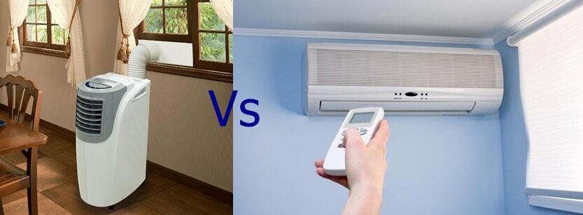 So sánh điều hòa di động và điều hòa treo tường