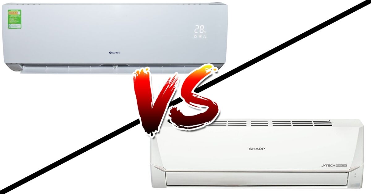 So sánh điều hòa Gree 18000BTU GWC18QD-E3NNB2A và điều hòa Sharp 18000BTU AH-X18VEW Inverter