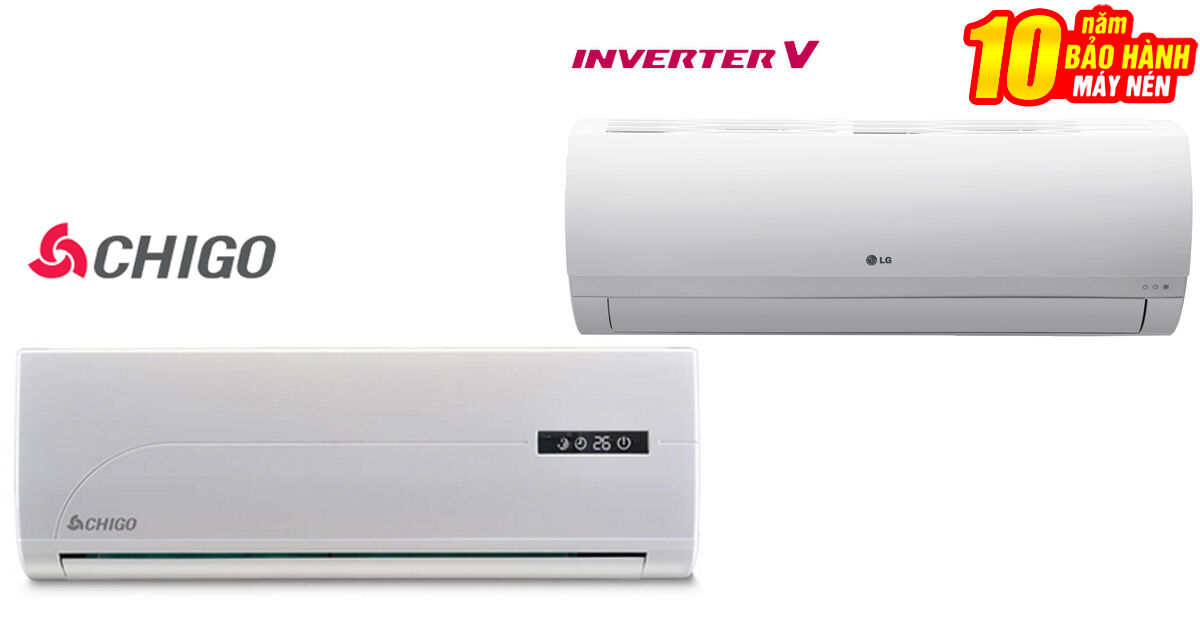 So sánh điều hòa LG và điều hòa Chigo