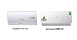 So sánh điều hòa Nagakawa NS-C18TL và điều hòa Sumikura APS/APO-180