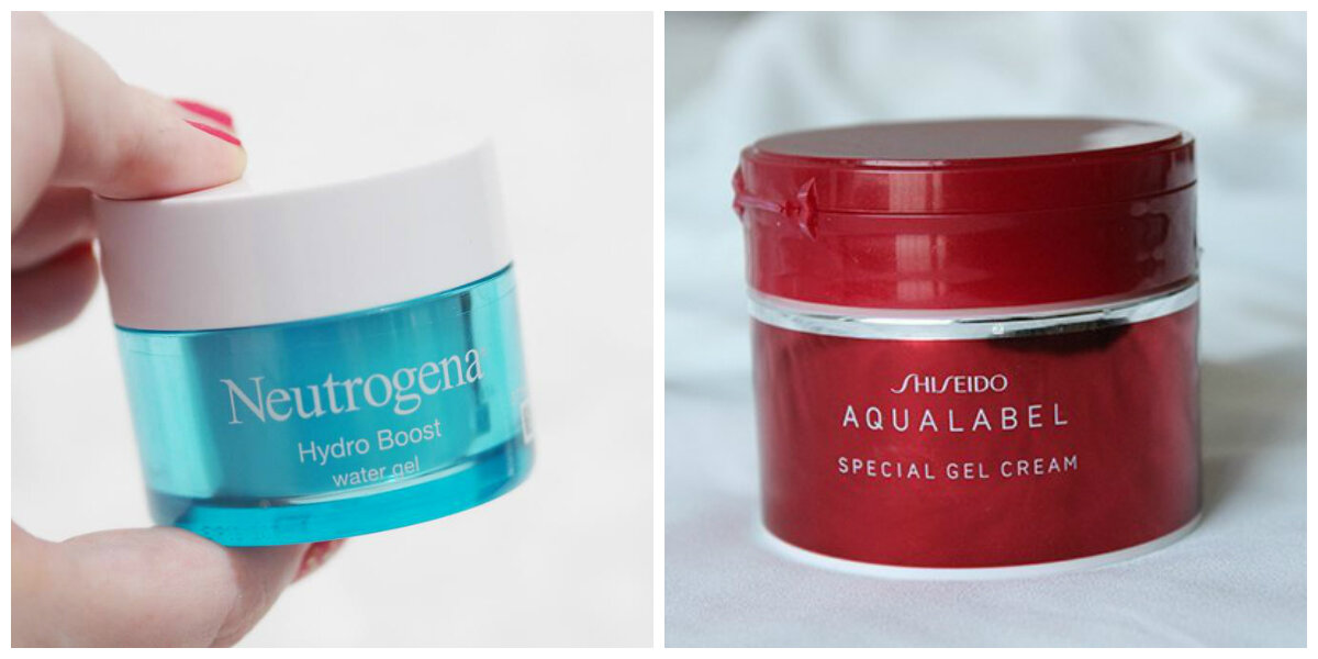 So sánh gel dưỡng ẩm Shiseido Aqualabel Special và Neutrogena Hydro Boost Water Gel