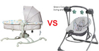 So sánh ghế rung Graco và Zaracos: ghế rung cho bé loại nào tốt đáng mua nhất?