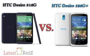 So sánh hai điện thoại thông minh HTC Desire 816 và HTC Desire 526G Plus