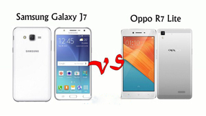So sánh hai mẫu smartphone tầm trung Oppo R7 Lite và Samsung Galaxy J7