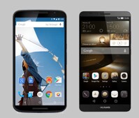 So sánh hai mẫu smartphone Nexus 6 và Ascend Mate 7