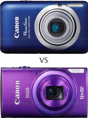 So sánh hai máy ảnh compact Canon IXUS 115 HS với Canon IXUS 265 HS