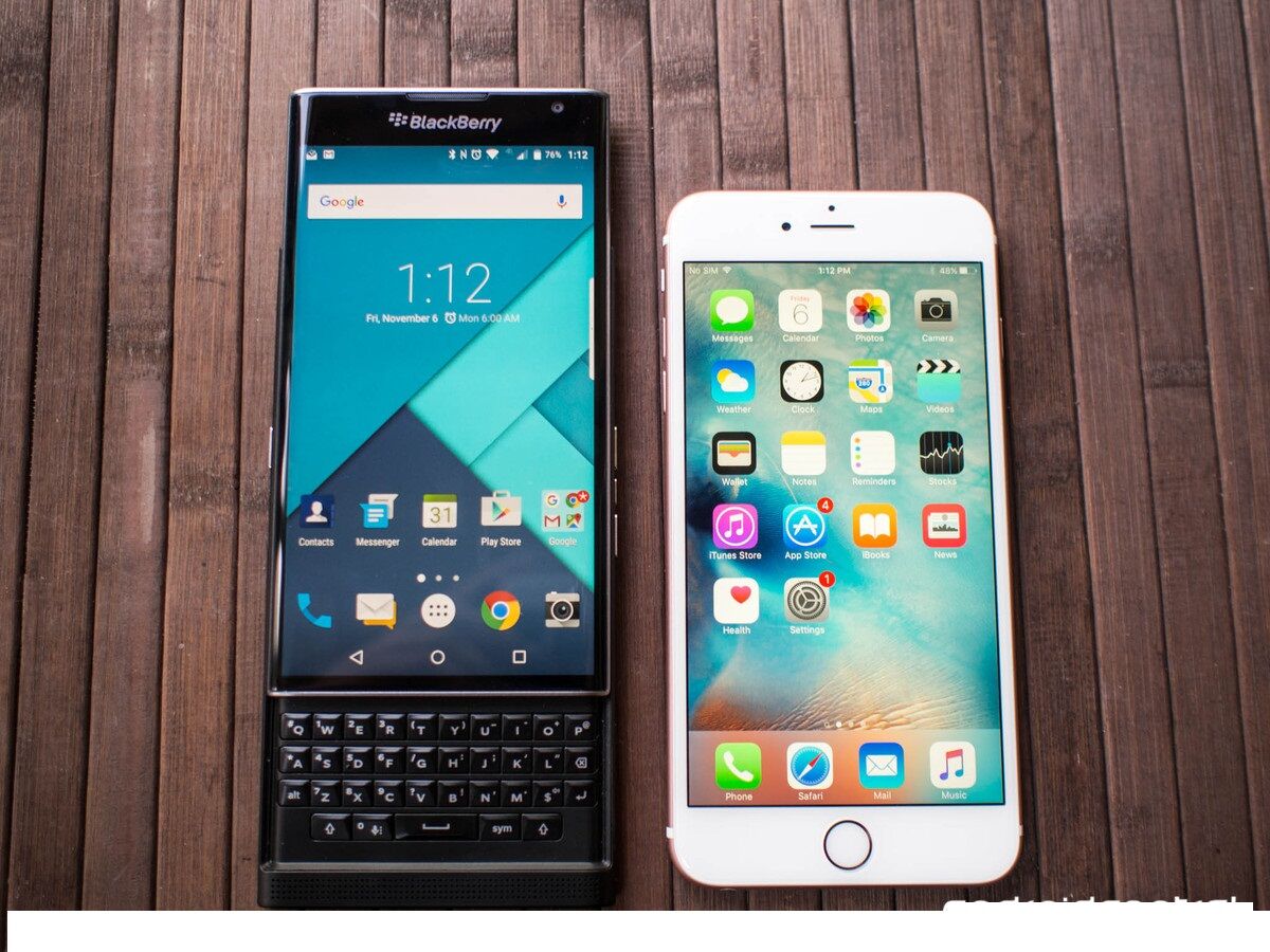 So sánh hai siêu phẩm công nghệ BlackBerry Priv và iPhone 6s Plus