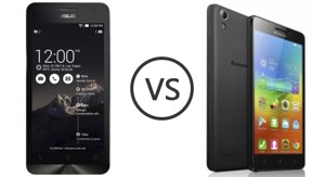 So sánh hai smartphone Zenfone 5 và Lenovo A5000