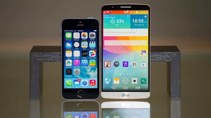 So sánh iPhone 5S và LG G3: Chọn tính năng hay thương hiệu?