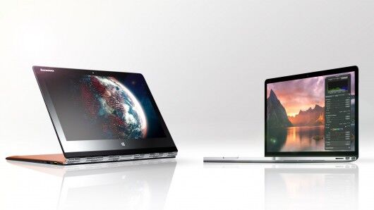 So sánh Lenovo Yoga 3 Pro và MacBook Pro Retina (2014)