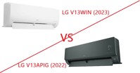So sánh LG V13APIG (2022) và LG V13WIN (2023): nên mua điều hòa nào tốt hơn?