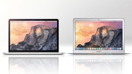 So sánh MacBook Pro 2015 Retina và MacBook Air 2015