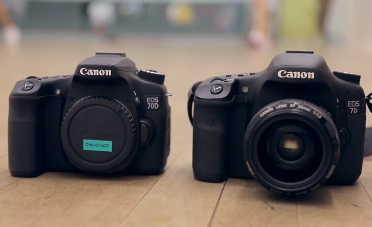 So sánh máy ảnh Canon EOS 7D và Canon EOS 70D