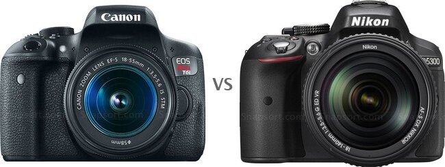 So sánh máy ảnh Nikon D5300 và Canon EOS 750D