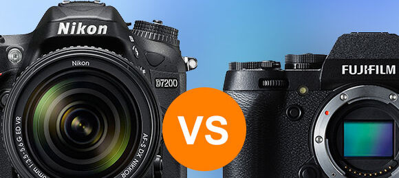 So sánh máy ảnh Nikon D7200 và Fuji X-T1