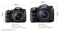 So sánh máy ảnh Sony A58 và Sony A99