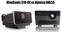 So sánh máy chiếu ViewSonic X10-4K và Optoma UHL55