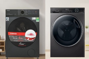 So sánh máy giặt Aqua Inverter 13 kg AW13-BP4959K (S8) và Toshiba TW-T21BU140UWV(MG): Model giá rẻ nào đáng mua hơn?