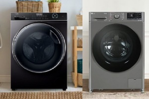 So sánh máy giặt Aqua Inverter 10 kg AW10-B4959U1K(B) và LG FV1410S4M1