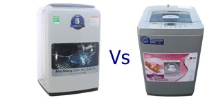 So sánh máy giặt giá rẻ Samsung WA72H4000SG và LG WF-A7213BC