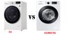 So sánh máy giặt LG 8.5kg Fv1408g4w và Samsung Inverter 9.5kg Wd95t4046ce/sv, nên mua máy giặt loại nào tốt?