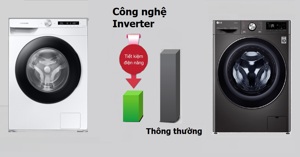 So sánh máy giặt LG FV1410S3B và Samsung WW13T504DAW/SV