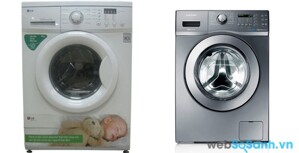 So sánh máy giặt lồng ngang LG WD8990 và Samsung WF9752