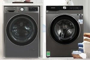 So sánh máy giặt lồng ngang 10kg LG AI DD™ Inverter FV1410S4B và Samsung WW10T634DLX/SV