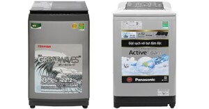 So sánh máy giặt Panasonic 9 kg NA-F90A4GRV và Toshiba 8Kg K905DV(SG)