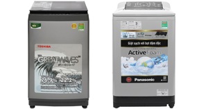 So sánh máy giặt Panasonic 9 kg NA-F90A4GRV và Toshiba 8Kg K905DV(SG)