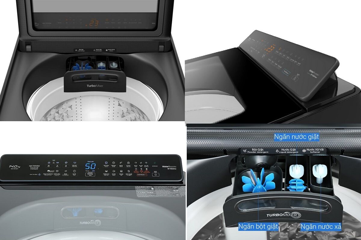 So sánh máy giặt Panasonic NA-FD290CEBV và NA-FD14V1BRV