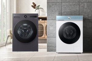 So sánh máy giặt sấy LG F2515RNTG và Samsung WD14BB944DGMSV?