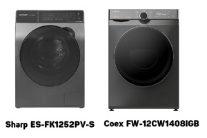 So sánh máy giặt Sharp ES-FK1252PV-S và Coex FW-12CW1408IGB