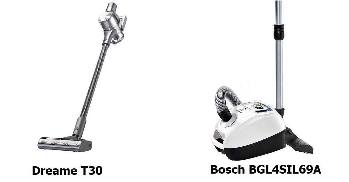 So sánh máy hút bụi Bosch BGL4SIL69A và Dreame T30 giá 8 - 10 triệu