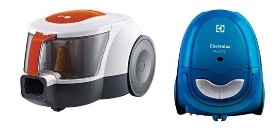 So sánh máy hút bụi LG VC2316NNDR và máy hút bụi Electrolux ZMO1530