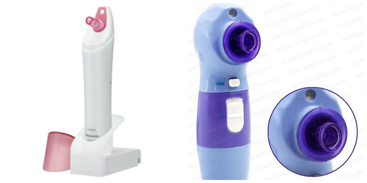 So sánh máy hút mụn đa năng Power Perfect Pore và máy hút mụn Panasonic EH 2513P