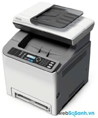 So sánh máy in có scan, fax Ricoh Aficio SP C240SF và Fuji Xerox Workcentre 3210