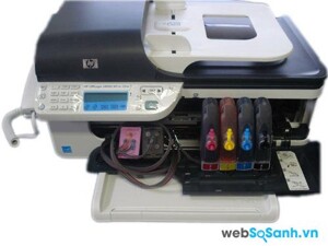 So sánh máy in màu có scan, fax giá rẻ Epson Stylus TX510fn và HP Officejet J4660