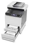So sánh máy in màu hiệu suất cao có scan, fax Brother MFC 9120CN và Ricoh Aficio SP C240SF
