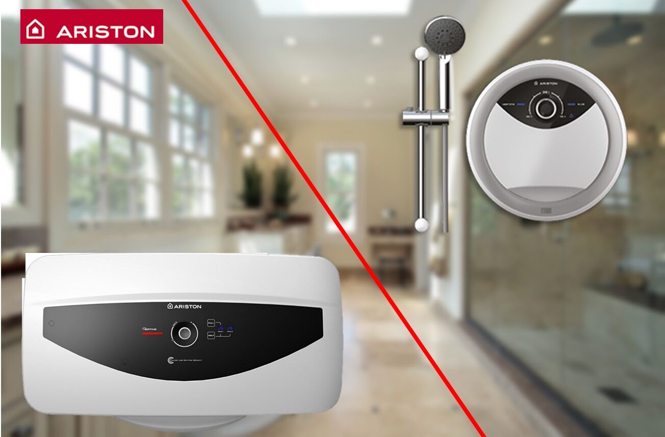 So sánh máy nước nóng Panasonic và Ariston mua loại nào tiết kiệm hơn
