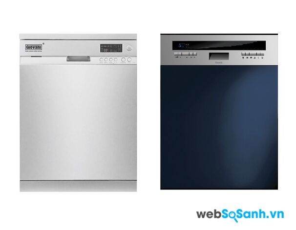 So sánh máy rửa bát Giovani GDW-F361S và Baumatic BDS670SS