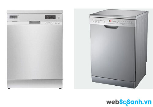 So sánh máy rửa bát Giovani GDW-F361D và Cata FLD - 011F