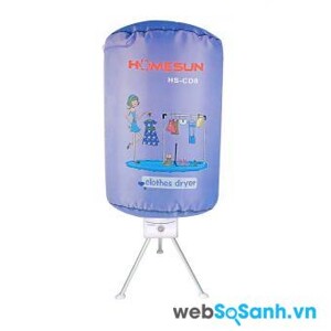 So sánh máy sấy quần áo Homesun HS-CD8 và máy sấy quần áo Sunhouse SHD2610