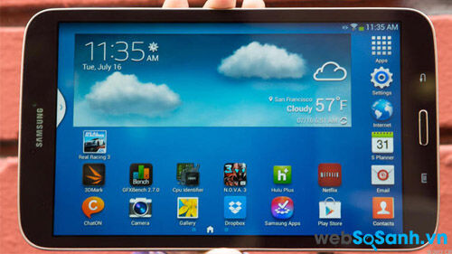 So sánh máy tính bảng Acer Iconia Tab 8 và Samsung Galaxy Tab 3 8.0