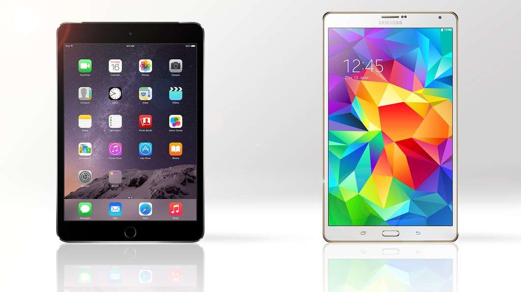 So sánh máy tính bảng Apple iPad mini 3 và Samsung Galaxy Tab S 8.4